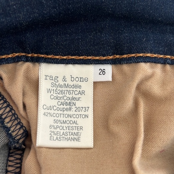 Rag and bone Cate Ankle Skinny - Carmen Mid-Rise Stretch Jean - Picture 16 of 16